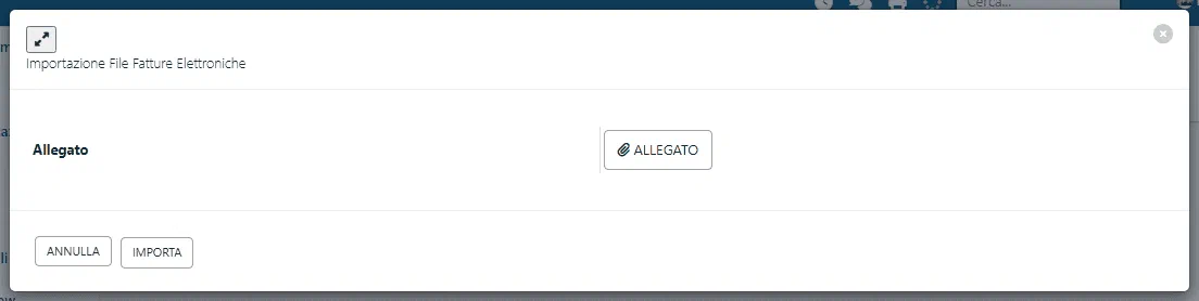 Il wizard di importazione dei file XML delle fatture elettroniche dei fornitori