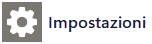 Impostazioni