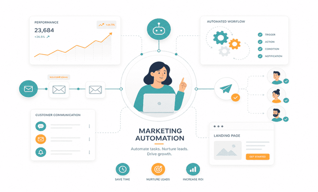 Création d'une landing page avec le module de marketing automation