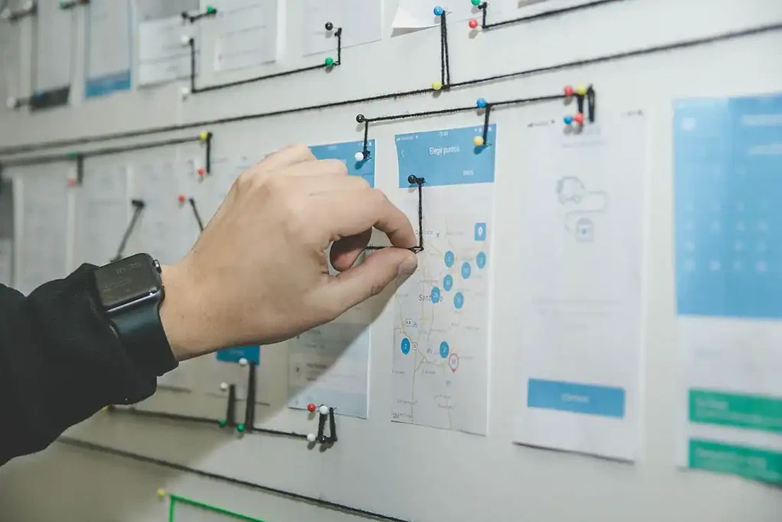 Manual management of a project dashboard