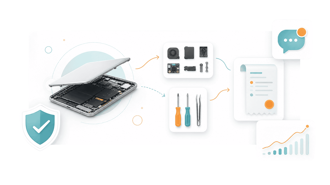 Repair management: quotes, components and warranties in Zelo ERP