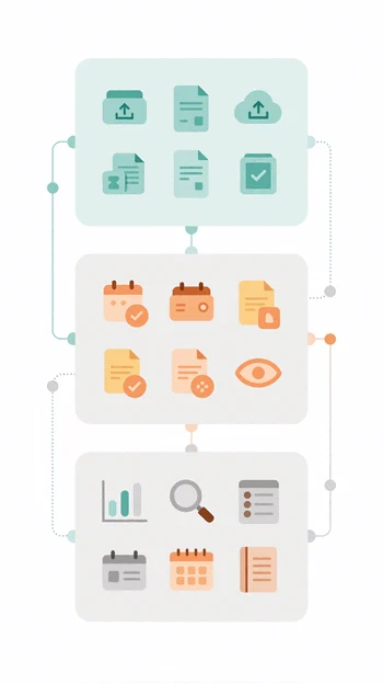 Accounting workflow in Zelo ERP: import invoices, control due dates and analyze reports