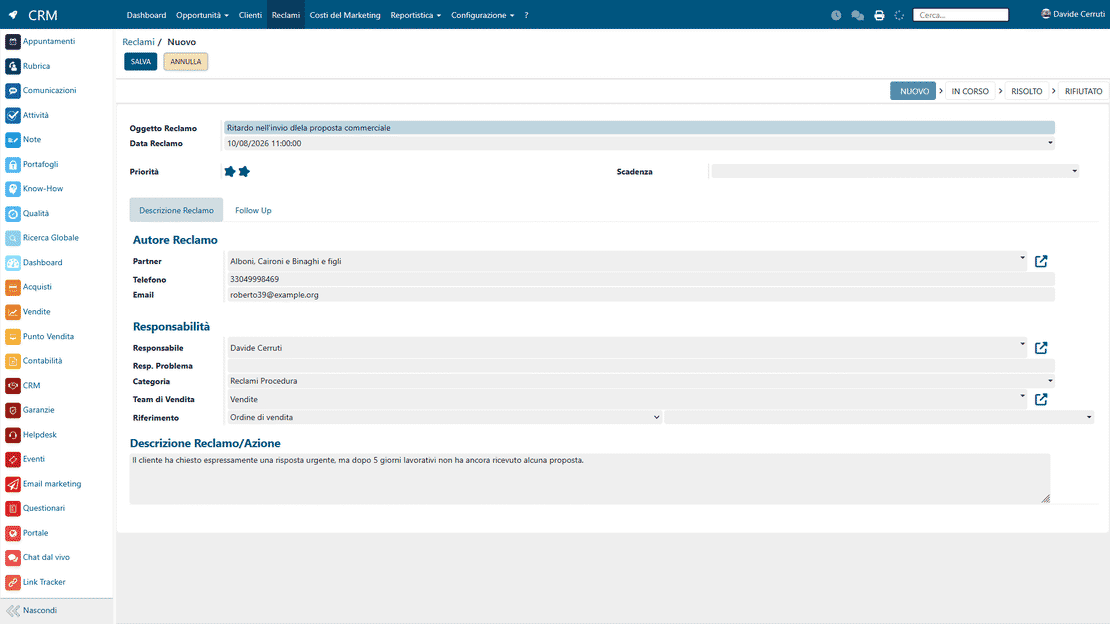 Gestion des réclamations clients dans Zelo ERP : étapes, causes et actions correctives