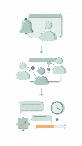 Canaux de discussion publics et privés dans le module Communications de Zelo ERP