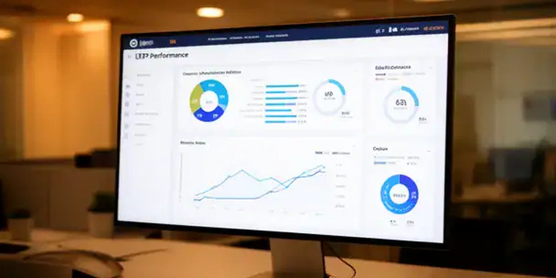 Dashboard interattiva per l'analisi dei dati ERP e dei KPI aziendali in tempo reale