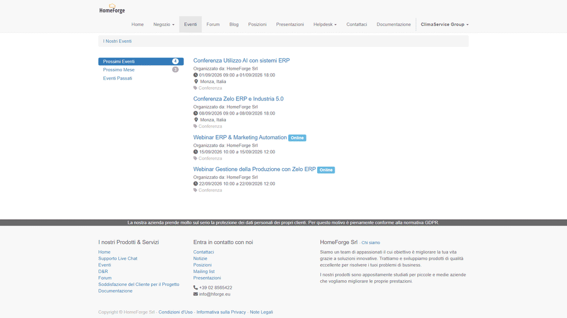 News e blog del Portale Clienti in Zelo ERP: comunicazioni e documentazione per i clienti