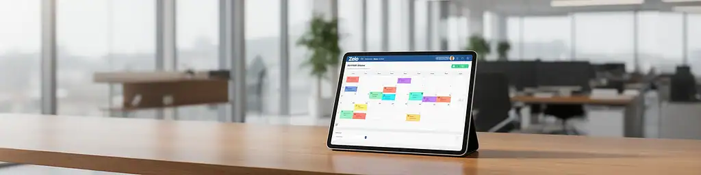Calendario condiviso Zelo ERP per eventi, riunioni e appuntamenti del team