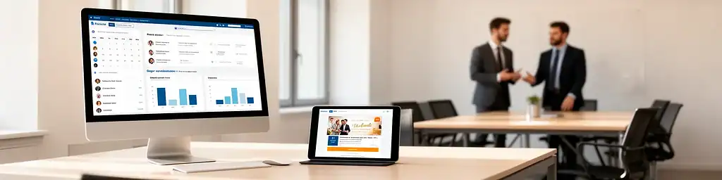 Dashboard di Zelo ERP per la gestione eventi aziendali online e in presenza con calendario e partecipanti